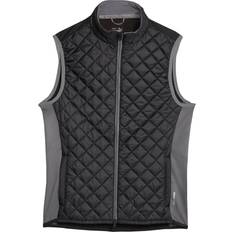 Puma Men Vests Puma Frost Quilted Vest, Black, Golf Outerwear