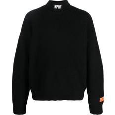 Heron Preston Black 'HPNY' Turtleneck BLACK WHITE