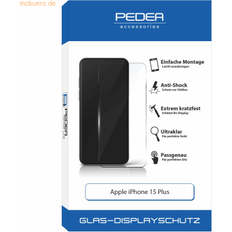 PEDEA Protective Glass Screen Protector for iPhone 15 Plus