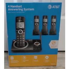 AT&T cl82419 4 handset answering system smart call block cordless telephone
