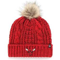 '47 Beanies '47 Chicago Bulls Meeko Cuffed Knit Hat With Pom