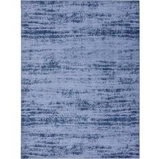 Blue indoor outdoor carpet Nourison Essentials Blue 96x120"