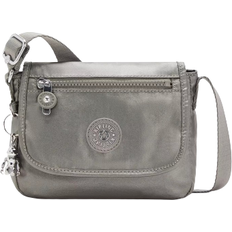 Kipling Sabian Metallic Crossbody Bag - Grey Metal