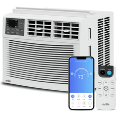 Ac unit in window MoNiBloom 8,000 BTU WIFI Control Timer Window Air Conditioner 6 Mode AC Unit Dehumidifier, Size 13.5 H x 18.5 W x 15.5 D in Wayfair Multi Color