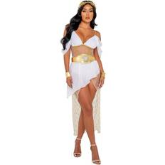 Roma Womens Naughty Greek Goddess Costume White
