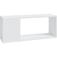 vidaXL Table White TV-benk 80x32cm