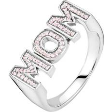 Rosa Ringer Maria Black Mom Rose Ring - Silver/Pink