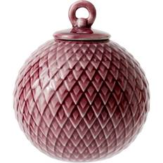 Lyngby Porcelain Rhombe Bordeaux Dekorasjon