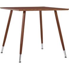 vidaXL MDF Brown Dining Table 31.7x31.7"