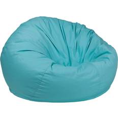 Green Bean Bags Flash Furniture Duncan Oversized Solid Mint Green Bean Bag