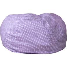 Flash Furniture Duncan Oversized Dot Lavender Bean Bag