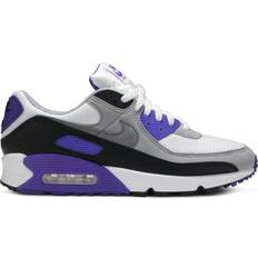 Nike Polyester - Women Sneakers Nike Air Max 90 W - White/Particle Grey/Hyper Grape
