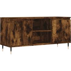 vidaXL 104x35x50cm Smoked Oak Fernsehschrank 104x50cm