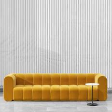 Homary Modern Yellow Sofa 87.8" 3 Seater
