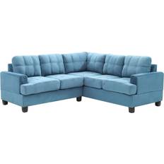 Glory Furniture Sandridge Aqua Sofa 80" 3 5 Seater