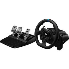 Best Game Controllers Logitech G923 Racing Wheel and Pedals for PS5, PS4 and PC (Black)