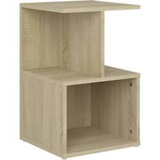 vidaXL Engineered Wood Sonoma Oak Nachttisch 35x35cm