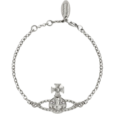 Vivienne Westwood Women Bracelets Vivienne Westwood Mayfair Bas Relief Bracelet - Silver/Transparent