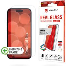 Apple iPhone 15 Plus Handyhüllen Displex Real Glass Protection Case for iPhone 15 Plus