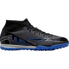 Rubber Soccer Shoes Nike Mercurial Superfly 9 Academy - Black/Hyper Royal/Chrome