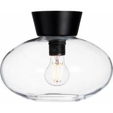 Belid Bullo Black/Clear Glass Takplafond 27cm