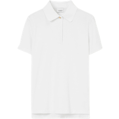 Burberry M - Men Polo Shirts Burberry Piqué Polo T-shirt - White