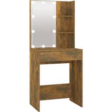 Braun Schminktische vidaXL 60x40x140cm Smoked Oak Schminktisch 40x60cm