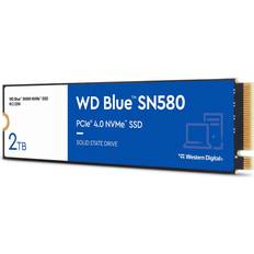 Solid State Drive (SSD) Harddisker & SSD-er Western Digital Blue SN580 WDS200T3B0E 2TB