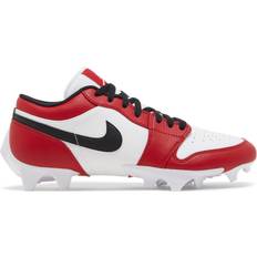 Nike Firm Ground (FG) - Men Soccer Shoes Nike Jordan 1 Low TD Cleat Chicago 2023 M - White/Black/University Red
