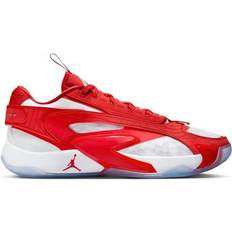 Men - Nike Air Jordan 1 Sport Shoes Nike Luka 2 Team Bank - White/Pure Platinum/University Red