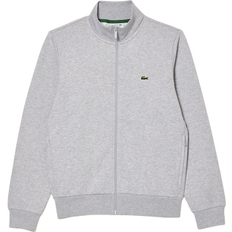 Lacoste Herre Gensere Lacoste Men's Brushed Fleece Jogger Sweatshirt - Grey