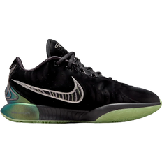 Pink basketball shoes Nike LeBron XXI Tahitian M - Black/Iron Grey/Oil Green/Metallic Pewter