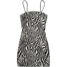 Shein Clothing Shein Essnce Zebra Striped Slip Dress
