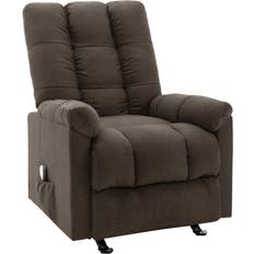 vidaXL Fabric Dark Brown Armchair 39.6"