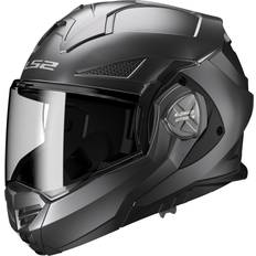 LS2 Adventure Helmet Motorcycle Helmets LS2 FF901 Advant X Solid Matt Titanium Modular Helmet Grey
