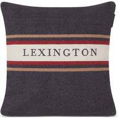 Lexington Striped Logo Recycled Putetrekk Grå (50x50cm)