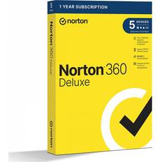Norton Kontorprogram Norton LIFELOCK 360 DELUXE 50GB ND 1 USER 5 DEVICE 12MO GENERIC ATTACH RSP MM GUM