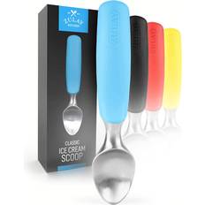 BPA-Free Ice Cream Scoops Zulay Kitchen With Rubber Grip Ice Cream Scoop 8.2"