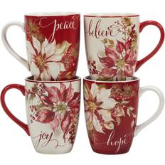 Red Cups Certified International Winters Joy 22 Set Mug