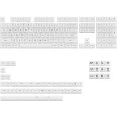 Akko Keyboards Akko Clear White Keycap Set ASA Profile with Mac