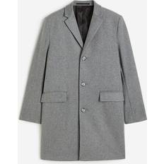 H&M Regular Fit Coat Gray