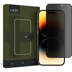 Hofi iPhone 15 Pro Max Anti Spy Pro Privacy Skjermbeskyttere Panzerglass Svart Kant