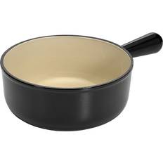 Gusseisen Fonduetöpfe Le Creuset Caquelon Schwenkkasserolle