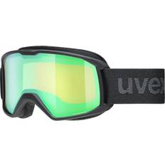 Uvex Elemnt FM Ski Goggles - Black Matt/Mirror Green/Laser Gold Lite