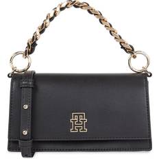 Tommy Hilfiger Braided Chain Crossover Bag - Black