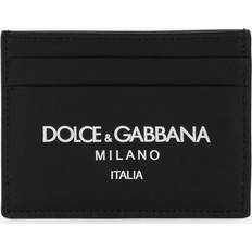 Hvite Kortholder Dolce & Gabbana Black Logo Card - HNII7 DG MILANO ITAL