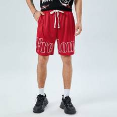 Shein Red Shorts Shein Men Letter Graphic Track Shorts