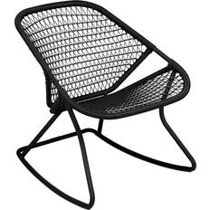 Black Outdoor Rocking Chairs Fermob Sixties
