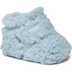 Blue Indoor Shoes Children's Shoes UGG Baby Bixbee Booties Sky Blue Curly Faux Fur