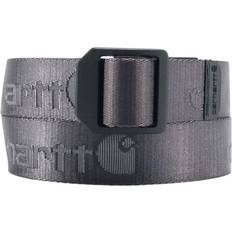 Gray - Men Belts Carhartt Men's Signature Webbing Belt - Gravel